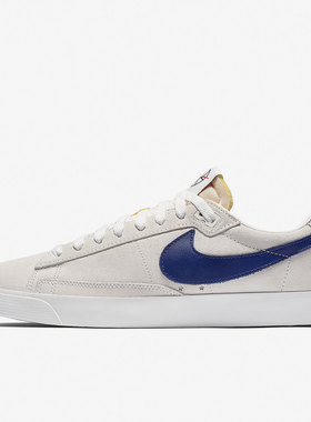 Nike/耐克SB ZOOM BLAZER LOW GT QS灰蓝女子经典板鞋AV3028-100