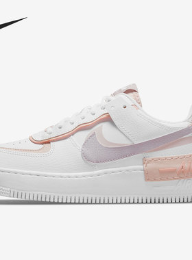 Nike/耐克空军白色婴儿粉浅紫女子透气低帮运动休闲鞋CI0919-113