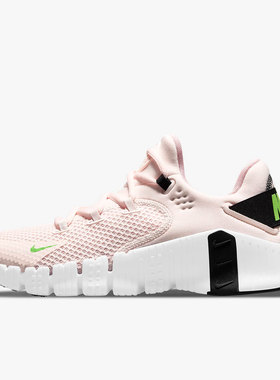 Nike/耐克FREE METCON 4粉色黑色白色男女运动跑步鞋CZ0596-636