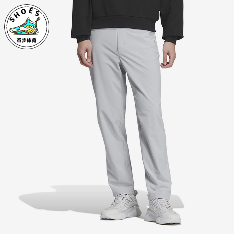 阿迪达斯男士运动休闲直筒长裤