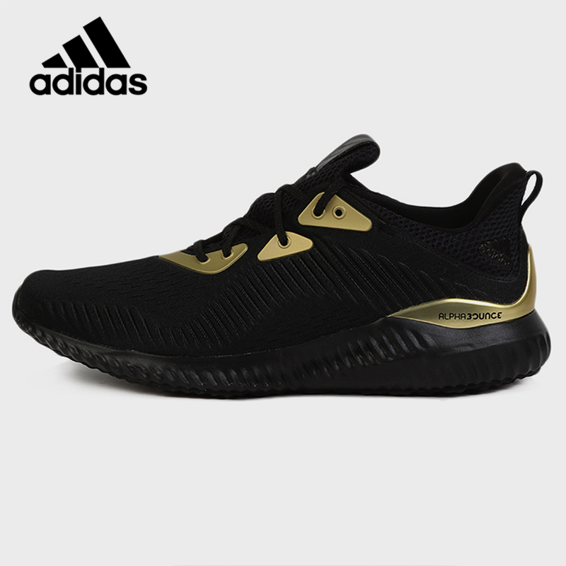 Adidas/阿迪达斯bounce黑色金色男女休闲时尚减震跑步鞋FZ2196 运动鞋new 跑步鞋 原图主图