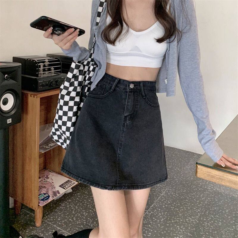TP牛仔半身裙女夏季新款