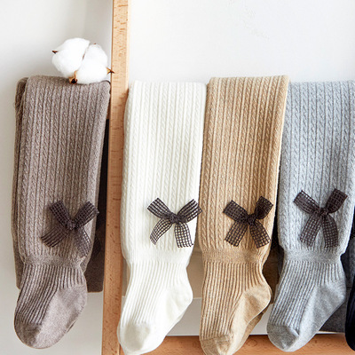 女童简约百搭裤袜连体裤