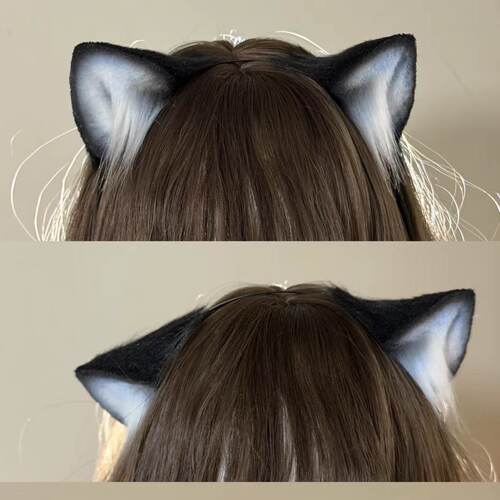 三尾树小猫耳小野cos猫耳兽耳