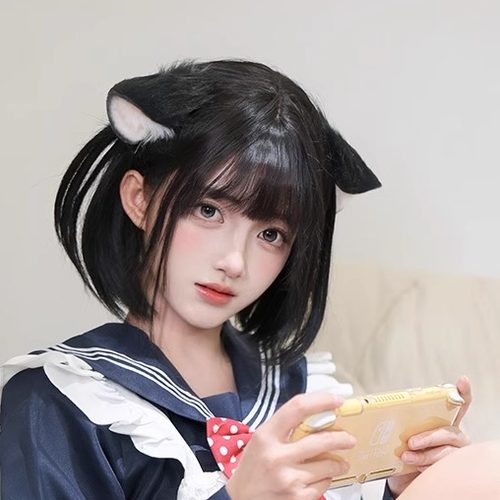 猫耳兽耳kc委屈猫猫头箍发箍kc