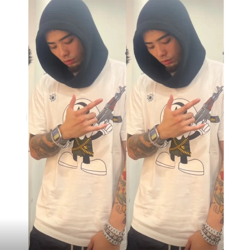 thomeboydontkill偷米同款骷髅射手嘻哈说唱街头朋克休闲ins T恤