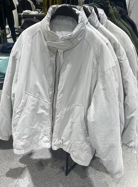 2024秋冬男装简约立领棉服夹克8281/326宽松休闲夹棉外套 8281326