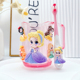 卡通儿童牙刷漱口杯牙杯套装 12岁小孩白雪公主哆啦A梦卡皮巴拉