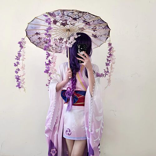 雾都原神cos服雷神巴尔真雷电