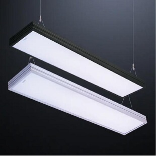 办公室长条格栅灯ledT8T5明装灯盘天花灯铝材灯直播灯书房灯促销