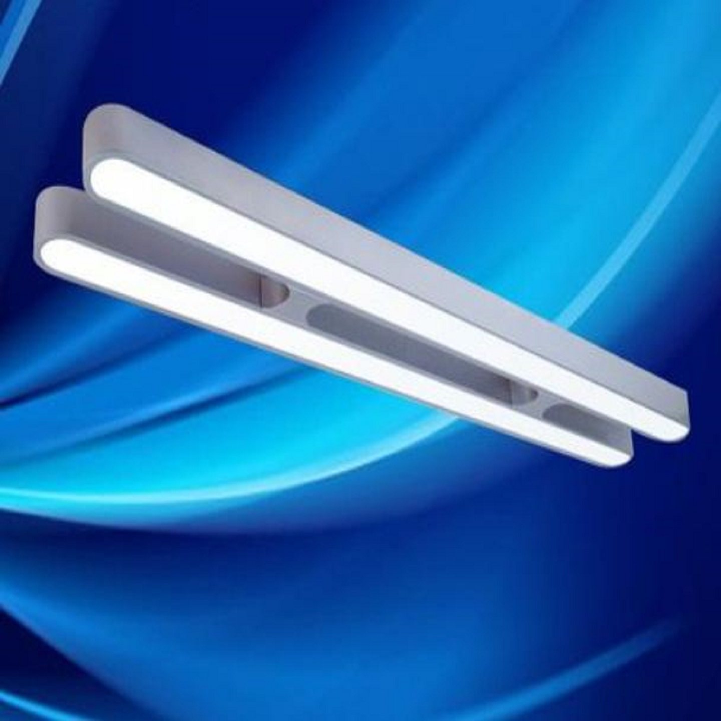 一字长条前台灯led带罩组合支架