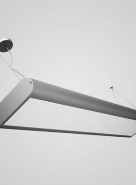 明装长条灯双管带罩天花灯盘 吸顶式ledt8t5日光灯格栅灯面板灯带