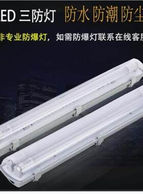 消毒t5防水灯透明灯芯40W三防灯