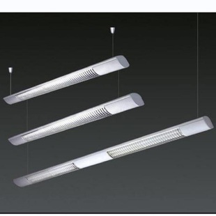 明装吊顶日光灯盘1200led长天花灯格栅灯办公室荧光灯组合反光灯