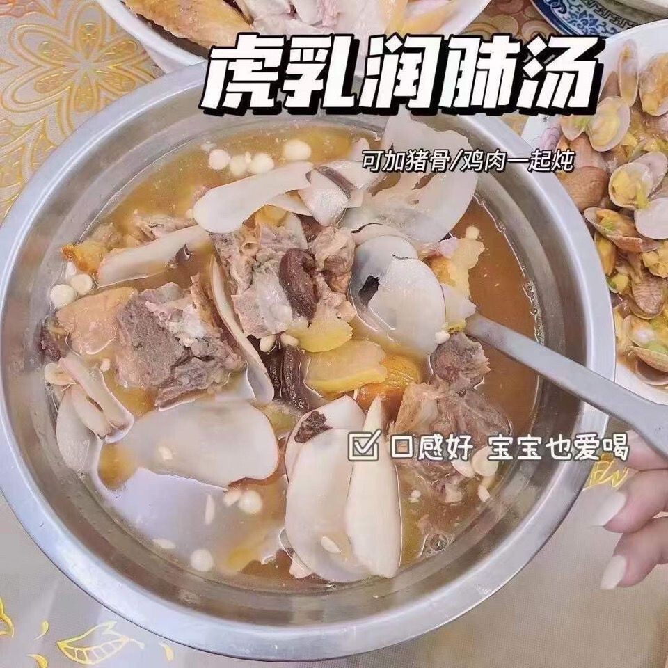 虎乳菌儿童煲汤材料包汤包止滋补广州糖水海底椰雪梨咳汤小儿川贝