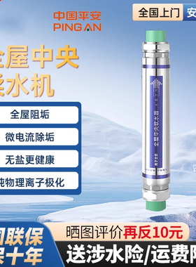 德国中央柔水器软水器10T大流量阻垢净水机软水机全屋前置过滤器
