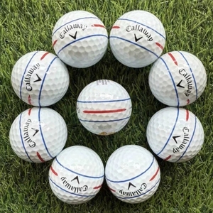 三线卡拉威高尔夫球二手球限量版三四层球下场球旧球优质摆线轮胎