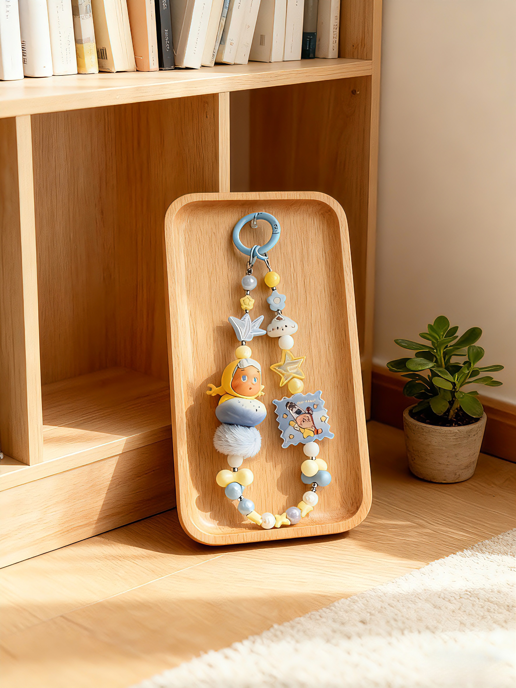 泡泡玛特萌粒手机链挂件