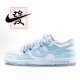 定制球鞋 晕染 欣亮体育Dunk 月下碧波行 手绘 板鞋 男女同款