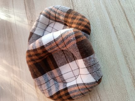 手工格子布艺茶窝窝杯垫茶杯垫隔热垫茶道配件茶具文玩摆件配件