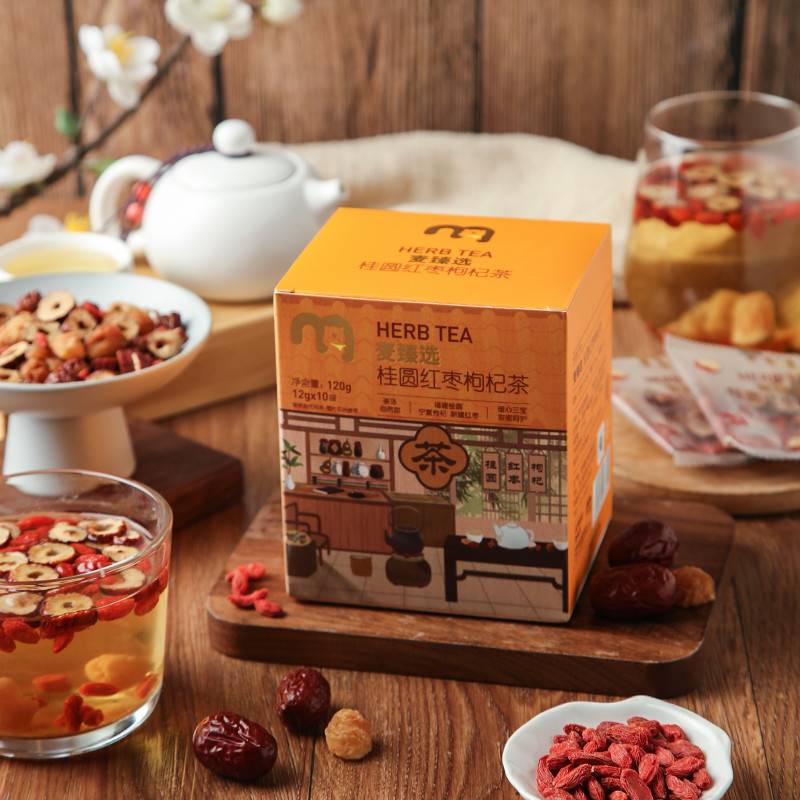 麦臻选桂圆红枣枸杞茶自然清甜