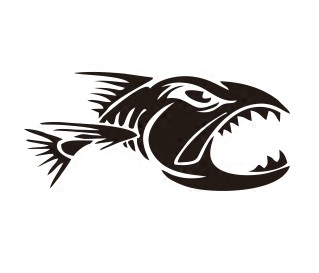 黑坑江湖路亚订制钓鱼骨髓贴纸