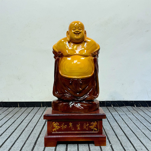 大型关公观音神像招财根雕木雕