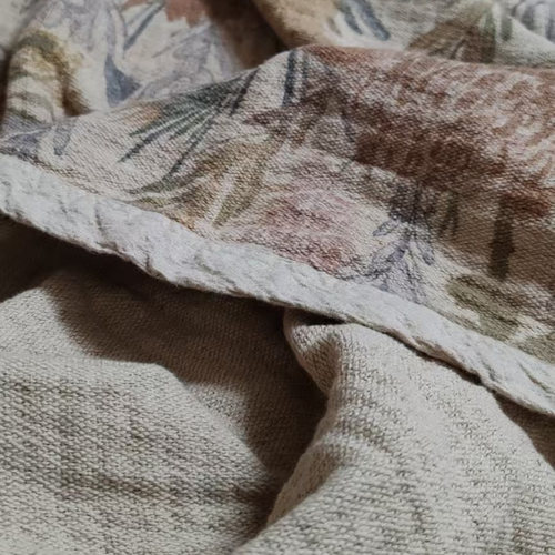 【热带雨林】双层汉麻毯 厚实柔软 酵素洗 可铺可盖   2个规格