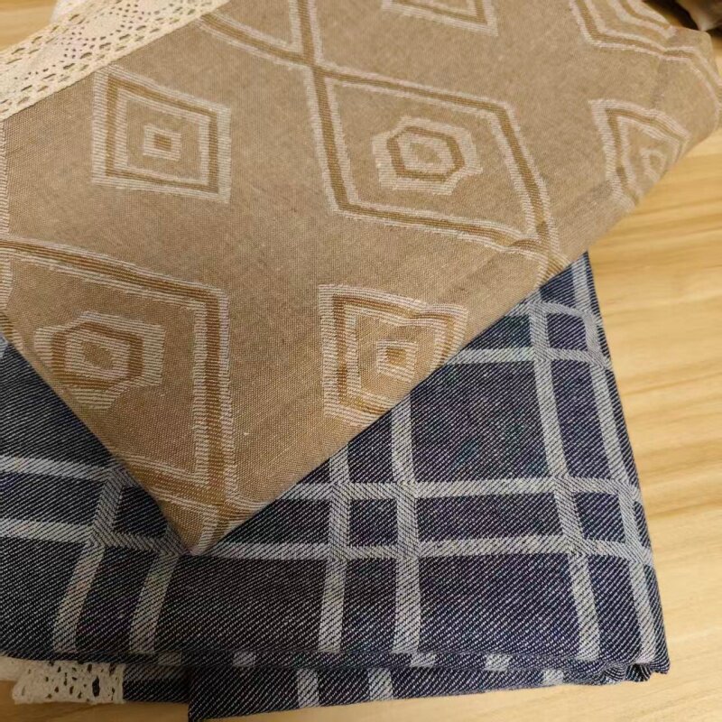 【兰格】 花边汉麻床单 沙发巾 140*200