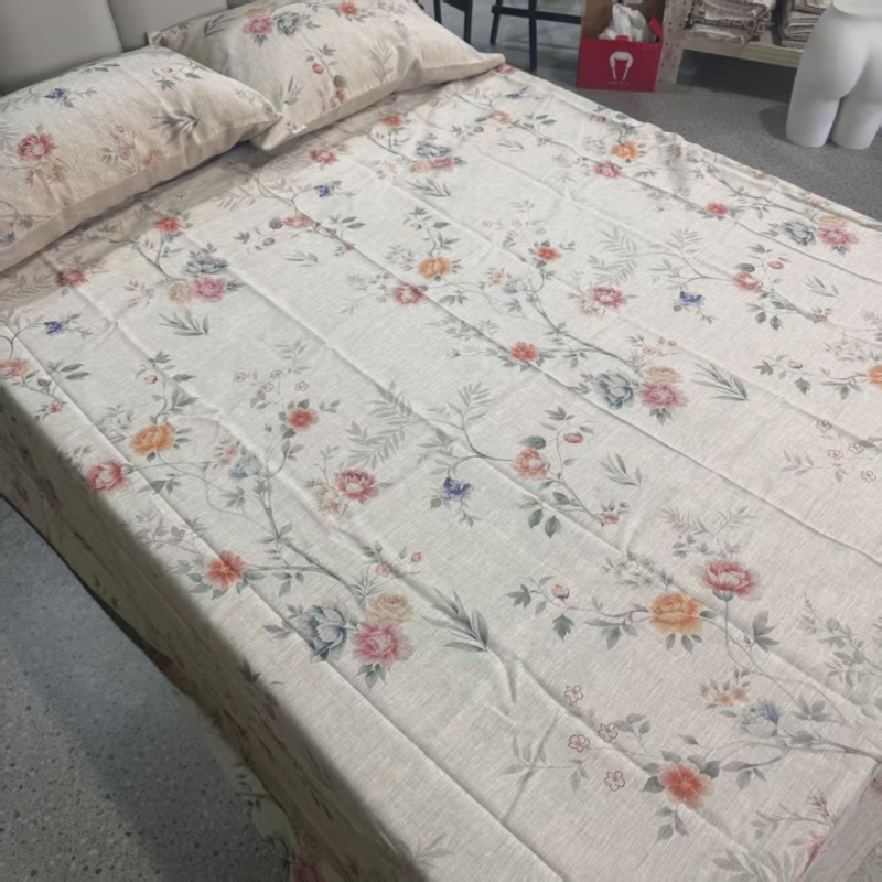 【一叶知秋】汉麻床单  230×250cm 加厚床单枕