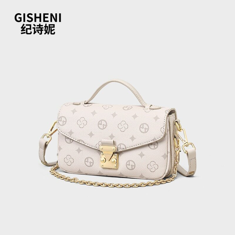 Gisheni/纪诗妮包包2026新款女包夏季小包链条斜挎包高级感轻奢手