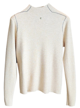 时尚立领重工烫钻毛针织女秋冬新款气质修身显瘦内搭毛衣打底衫