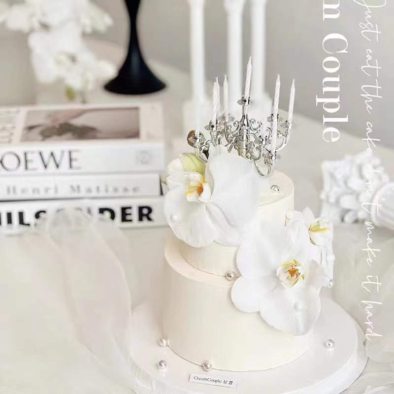 仿真蝴蝶兰蛋糕装饰插件