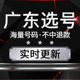 广州深圳佛山东莞汽车选号新车自编车牌选号新能源汽油占用查询