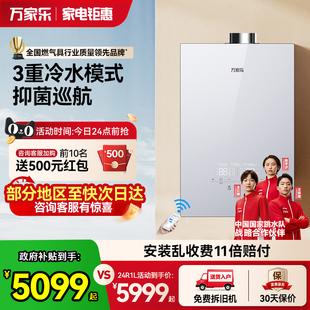 万家乐R1L燃气壁挂炉天然气家用采暖锅炉地暖暖气片零冷水热水器
