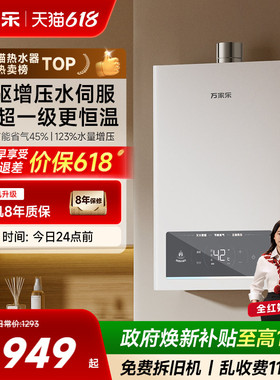 万家乐超安睡燃气热水器1级恒温节能16升静音家用天然气TS6/P3PRO