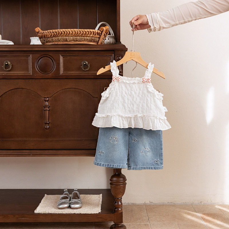 婴儿衣服夏季女宝宝套装薄款外出一岁女婴幼儿夏装新款时髦两件套