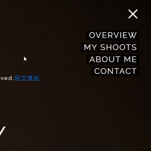 静态单页html5网站模板个人设计素材/源文件