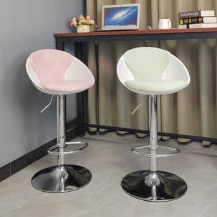 高凳子收银台高脚凳椅子靠背吧椅升降酒吧家用桌椅吧凳前台吧台椅