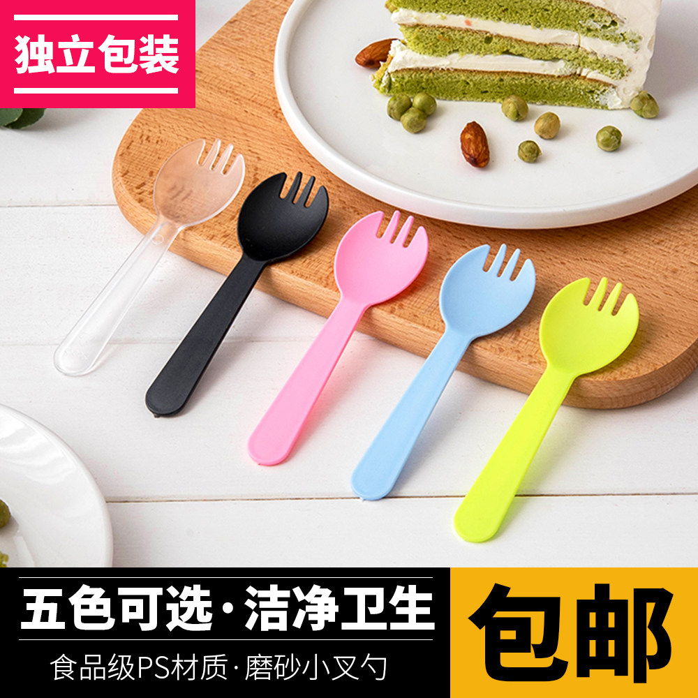 一次性蛋糕叉甜品勺叉勺