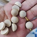 木作制品小众木作木片木珠diy耳钉大漆材料漆画毛胚