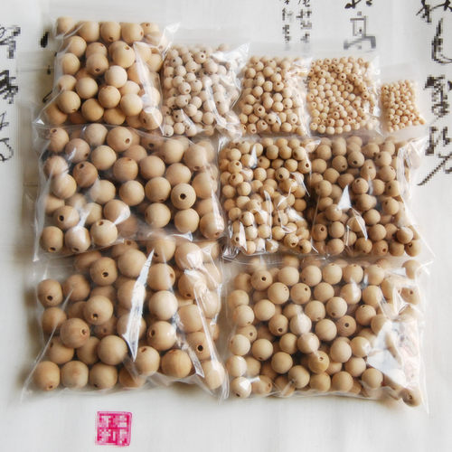 毛胚原木珠子规格齐手工DIY饰品配件漆画材料大漆散珠批通用 - 封面