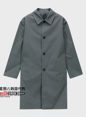 包邮韩国代购 Mind Bridge春秋男士休闲商务宽松中款风衣MVCA2101