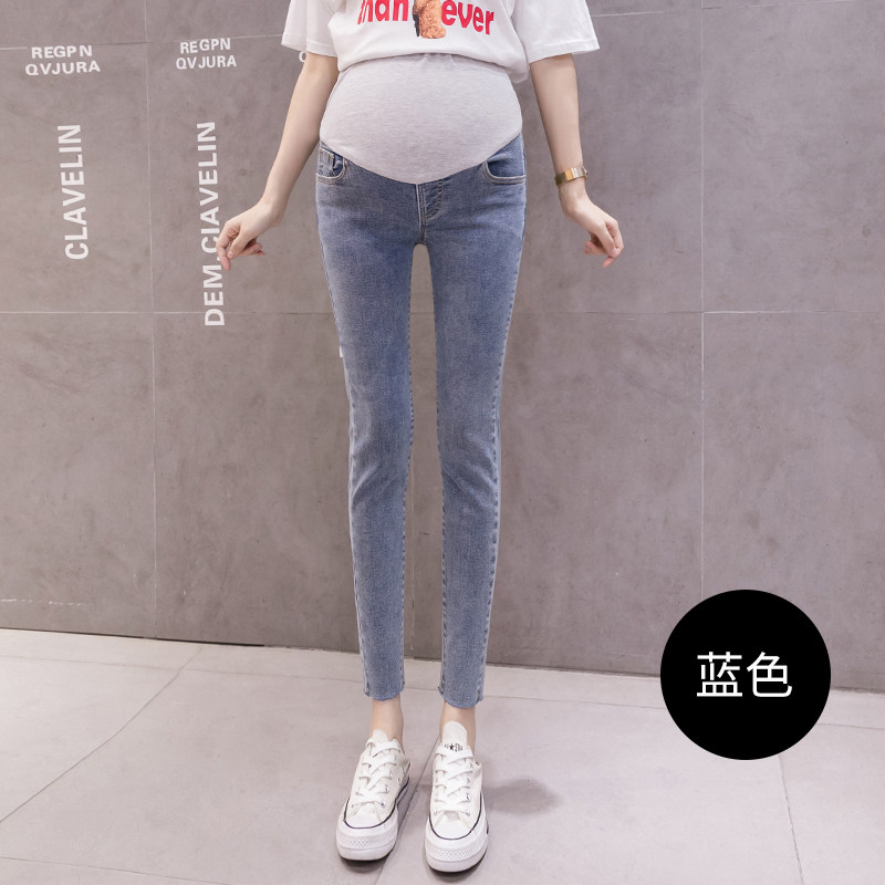 ANGEL MOMMY 임산부복 2024 봄 신상 폴로 칼라 화이트 셔츠 여성용 루즈하고 다재다능한 임산부 상의