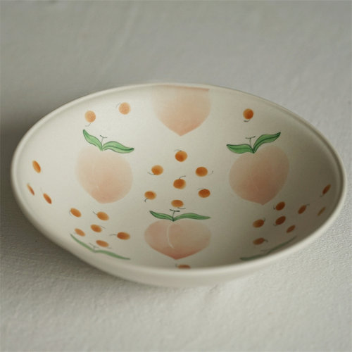 韩式ins风手绘双耳深盘