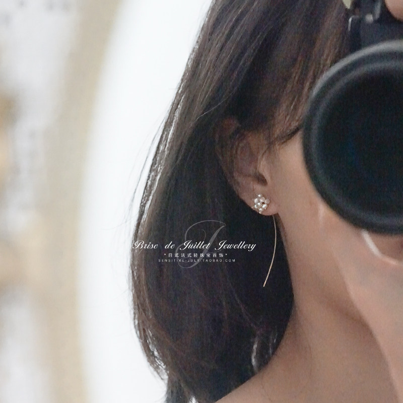 复刻~珍珠的花簇造型长耳环 耳钉 耳钩,饰品/流行首饰/时尚饰品新,耳环,淘宝优惠券,粉丝福利购,淘宝优惠卷