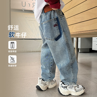 男童春季 春装 长裤 3件9折 中大童潮 薄款 5件8折 牛仔裤 儿童童装