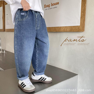 薄款 子大童 5件8折 裤 长款 牛仔裤 儿童童装 春装 男童春季 3件9折