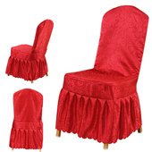 定做酒店椅套饭店连体椅套酒店椅子套宴会婚庆椅套餐厅凳子套