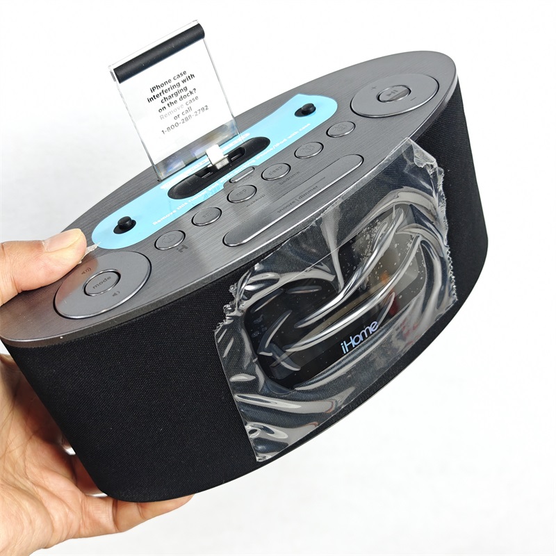 吐血！iHome床头小音箱收音机闹钟时钟苹果音箱AUX故障新机带包装